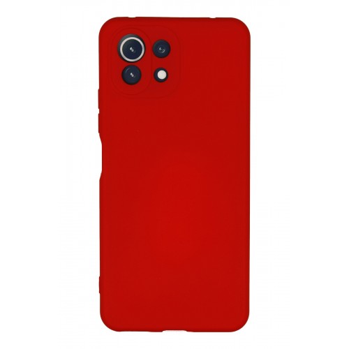 Newface Xiaomi Mİ 11 Lite Kılıf Nano içi Kadife Silikon - Kırmızı Newface Xiaomi Mİ 11 Lite Kılıf Nano içi Kadife Silikon - Kırmızı