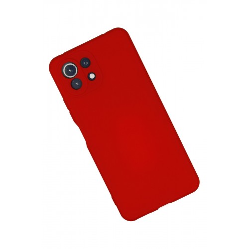 Newface Xiaomi Mİ 11 Lite Kılıf Nano içi Kadife Silikon - Kırmızı Newface Xiaomi Mİ 11 Lite Kılıf Nano içi Kadife Silikon - Kırmızı