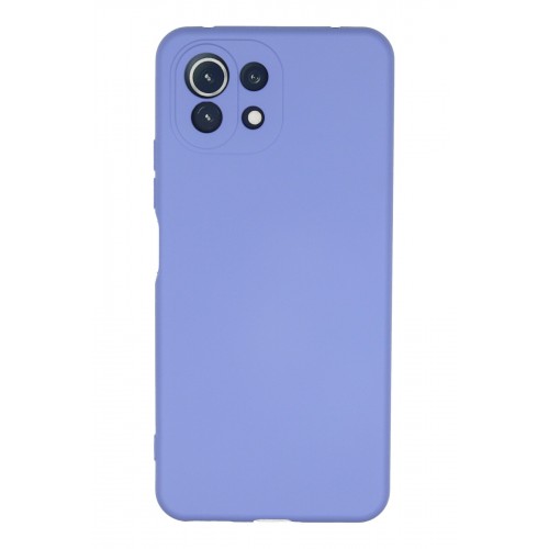 Newface Xiaomi Mİ 11 Lite Kılıf Nano içi Kadife Silikon - Lila Newface Xiaomi Mİ 11 Lite Kılıf Nano içi Kadife Silikon - Lila
