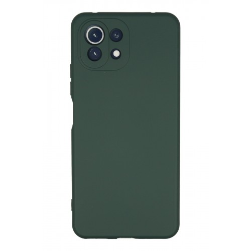 Newface Xiaomi Mİ 11 Lite Kılıf Nano içi Kadife Silikon - Koyu Yeşil Newface Xiaomi Mİ 11 Lite Kılıf Nano içi Kadife Silikon - Koyu Yeşil