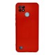 Newface Realme C21 Kılıf Nano içi Kadife Silikon - Kırmızı Newface Realme C21 Kılıf Nano içi Kadife Silikon - Kırmızı