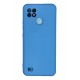 Newface Realme C21 Kılıf Nano içi Kadife Silikon - Mavi Newface Realme C21 Kılıf Nano içi Kadife Silikon - Mavi