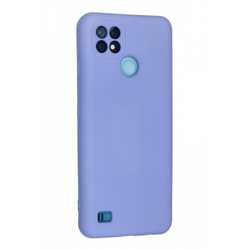 Newface Realme C21 Kılıf Nano içi Kadife Silikon - Lila Newface Realme C21 Kılıf Nano içi Kadife Silikon - Lila