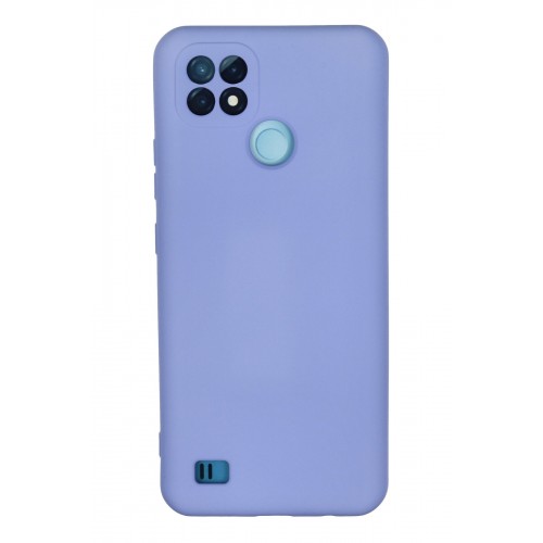 Newface Realme C21 Kılıf Nano içi Kadife Silikon - Lila Newface Realme C21 Kılıf Nano içi Kadife Silikon - Lila