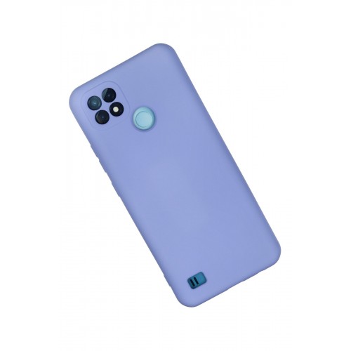 Newface Realme C21 Kılıf Nano içi Kadife Silikon - Lila Newface Realme C21 Kılıf Nano içi Kadife Silikon - Lila
