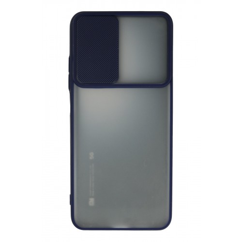 Newface Xiaomi Mi 10T Kılıf Palm Buzlu Kamera Sürgülü Silikon - Lacivert Newface Xiaomi Mi 10T Kılıf Palm Buzlu Kamera Sürgülü Silikon - Lacivert