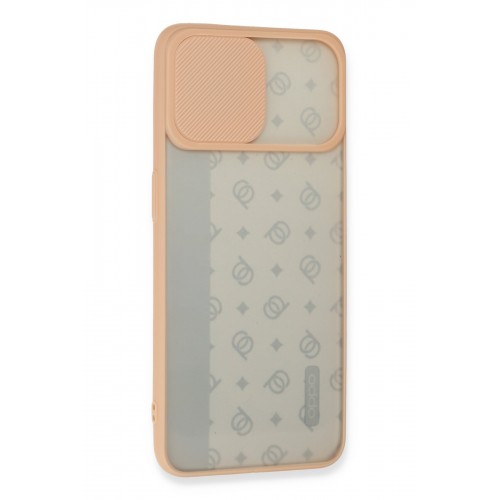 Newface Oppo Reno 4 Lite Kılıf Palm Buzlu Kamera Sürgülü Silikon - Pembe Newface Oppo Reno 4 Lite Kılıf Palm Buzlu Kamera Sürgülü Silikon - Pembe