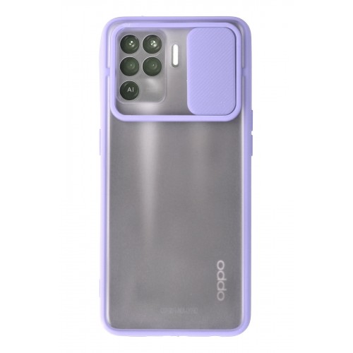 Newface Oppo Reno 5 Lite Kılıf Palm Buzlu Kamera Sürgülü Silikon - Lila Newface Oppo Reno 5 Lite Kılıf Palm Buzlu Kamera Sürgülü Silikon - Lila