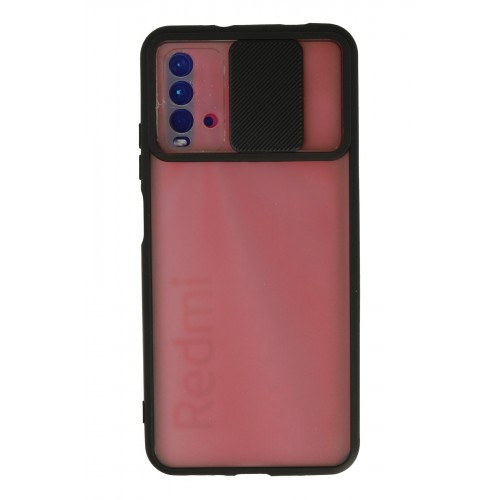 Newface Xiaomi Redmi 9T Kılıf Palm Buzlu Kamera Sürgülü Silikon - Siyah Newface Xiaomi Redmi 9T Kılıf Palm Buzlu Kamera Sürgülü Silikon - Siyah