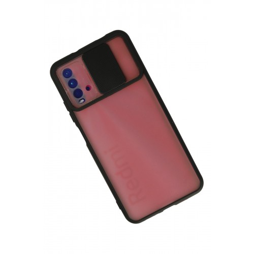 Newface Xiaomi Redmi 9T Kılıf Palm Buzlu Kamera Sürgülü Silikon - Siyah Newface Xiaomi Redmi 9T Kılıf Palm Buzlu Kamera Sürgülü Silikon - Siyah