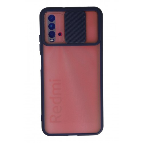 Newface Xiaomi Redmi 9T Kılıf Palm Buzlu Kamera Sürgülü Silikon - Lacivert Newface Xiaomi Redmi 9T Kılıf Palm Buzlu Kamera Sürgülü Silikon - Lacivert