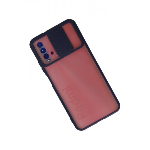 Newface Xiaomi Redmi 9T Kılıf Palm Buzlu Kamera Sürgülü Silikon - Lacivert Newface Xiaomi Redmi 9T Kılıf Palm Buzlu Kamera Sürgülü Silikon - Lacivert