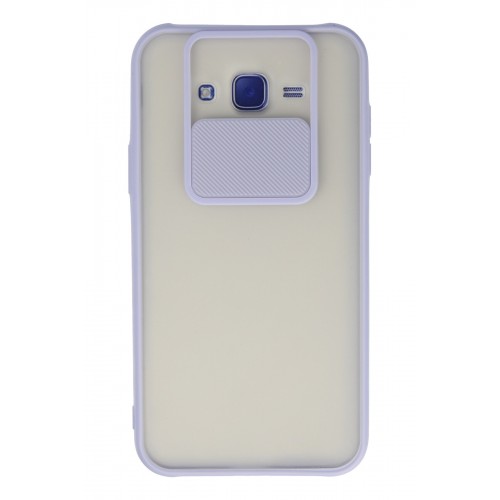 Newface Samsung Galaxy J7 Kılıf Palm Buzlu Kamera Sürgülü Silikon - Lila Newface Samsung Galaxy J7 Kılıf Palm Buzlu Kamera Sürgülü Silikon - Lila