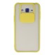 Newface Samsung Galaxy J7 Kılıf Palm Buzlu Kamera Sürgülü Silikon - Sarı Newface Samsung Galaxy J7 Kılıf Palm Buzlu Kamera Sürgülü Silikon - Sarı