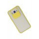 Newface Samsung Galaxy J7 Kılıf Palm Buzlu Kamera Sürgülü Silikon - Sarı Newface Samsung Galaxy J7 Kılıf Palm Buzlu Kamera Sürgülü Silikon - Sarı