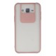 Newface Samsung Galaxy J7 Kılıf Palm Buzlu Kamera Sürgülü Silikon - Pembe Newface Samsung Galaxy J7 Kılıf Palm Buzlu Kamera Sürgülü Silikon - Pembe