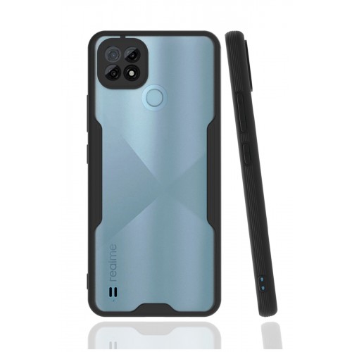 Newface Realme C21 Kılıf Platin Silikon - Siyah Newface Realme C21 Kılıf Platin Silikon - Siyah