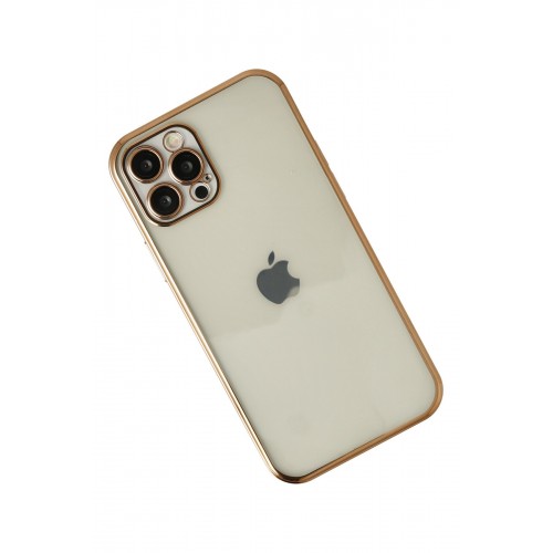 Newface iPhone 12 Pro Kılıf Razer Lensli Silikon - Gold Newface iPhone 12 Pro Kılıf Razer Lensli Silikon - Gold