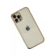 Newface iPhone 12 Pro Kılıf Razer Lensli Silikon - Gold Newface iPhone 12 Pro Kılıf Razer Lensli Silikon - Gold