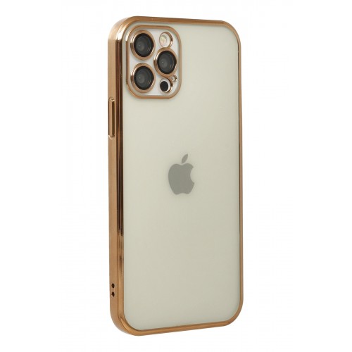 Newface iPhone 12 Pro Kılıf Razer Lensli Silikon - Gold Newface iPhone 12 Pro Kılıf Razer Lensli Silikon - Gold