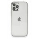 Newface iPhone 12 Pro Max Kılıf Razer Lensli Silikon - Gümüş Newface iPhone 12 Pro Max Kılıf Razer Lensli Silikon - Gümüş
