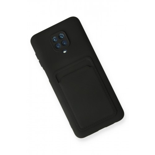 Newface Xiaomi Redmi Note 9S Kılıf Kelvin Kartvizitli Silikon - Siyah Newface Xiaomi Redmi Note 9S Kılıf Kelvin Kartvizitli Silikon - Siyah