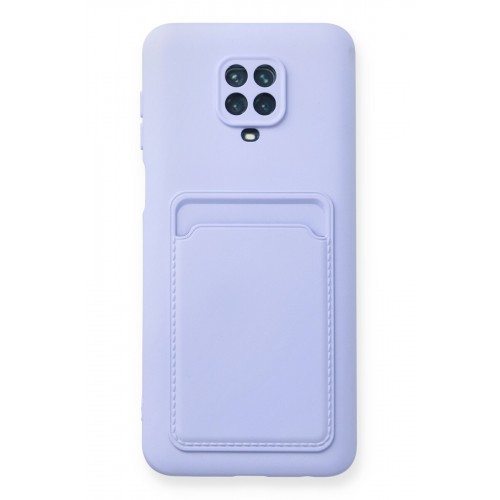 Newface Xiaomi Redmi Note 9S Kılıf Kelvin Kartvizitli Silikon - Lila Newface Xiaomi Redmi Note 9S Kılıf Kelvin Kartvizitli Silikon - Lila