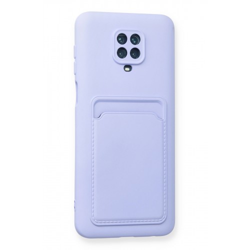 Newface Xiaomi Redmi Note 9S Kılıf Kelvin Kartvizitli Silikon - Lila Newface Xiaomi Redmi Note 9S Kılıf Kelvin Kartvizitli Silikon - Lila