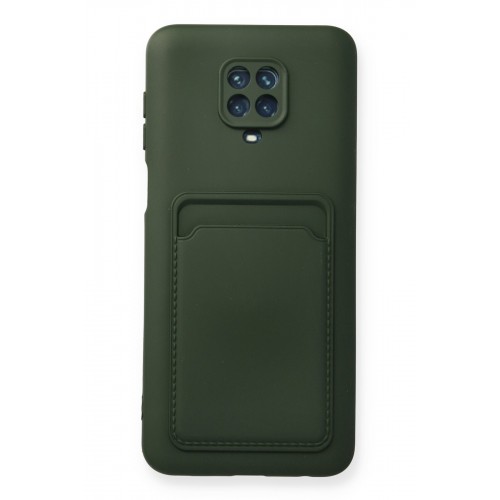 Newface Xiaomi Redmi Note 9S Kılıf Kelvin Kartvizitli Silikon - Koyu Yeşil Newface Xiaomi Redmi Note 9S Kılıf Kelvin Kartvizitli Silikon - Koyu Yeşil
