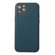 Newface iPhone 12 Pro Max Kılıf Coco Deri Silikon Kapak - Mavi Newface iPhone 12 Pro Max Kılıf Coco Deri Silikon Kapak - Mavi
