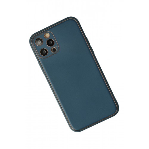 Newface iPhone 12 Pro Max Kılıf Coco Deri Silikon Kapak - Mavi Newface iPhone 12 Pro Max Kılıf Coco Deri Silikon Kapak - Mavi