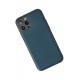 Newface iPhone 12 Pro Max Kılıf Coco Deri Silikon Kapak - Mavi Newface iPhone 12 Pro Max Kılıf Coco Deri Silikon Kapak - Mavi