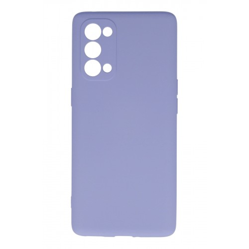 Newface Oppo Reno 5 Pro Kılıf Nano içi Kadife Silikon - Lila Newface Oppo Reno 5 Pro Kılıf Nano içi Kadife Silikon - Lila