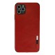 Newface iPhone 11 Pro Max Kılıf Loop Deri Silikon - Kırmızı Newface iPhone 11 Pro Max Kılıf Loop Deri Silikon - Kırmızı
