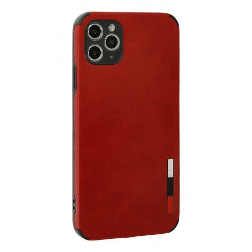 Newface iPhone 11 Pro Max Kılıf Loop Deri Silikon - Kırmızı Newface iPhone 11 Pro Max Kılıf Loop Deri Silikon - Kırmızı