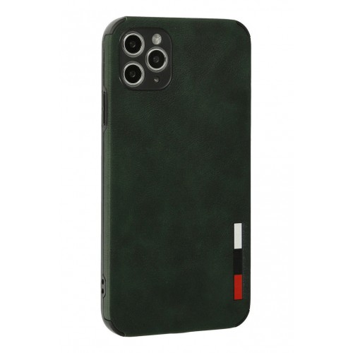 Newface iPhone 11 Pro Max Kılıf Loop Deri Silikon - Yeşil Newface iPhone 11 Pro Max Kılıf Loop Deri Silikon - Yeşil