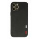 Newface iPhone 12 Pro Kılıf Loop Deri Silikon - Siyah Newface iPhone 12 Pro Kılıf Loop Deri Silikon - Siyah