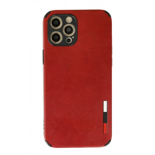 Newface iPhone 12 Pro Max Kılıf Loop Deri Silikon - Kırmızı Newface iPhone 12 Pro Max Kılıf Loop Deri Silikon - Kırmızı