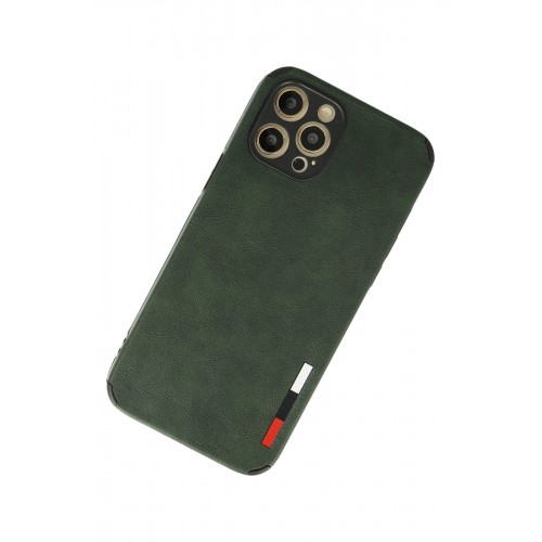 Newface iPhone 12 Pro Max Kılıf Loop Deri Silikon - Yeşil Newface iPhone 12 Pro Max Kılıf Loop Deri Silikon - Yeşil