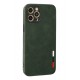 Newface iPhone 12 Pro Max Kılıf Loop Deri Silikon - Yeşil Newface iPhone 12 Pro Max Kılıf Loop Deri Silikon - Yeşil