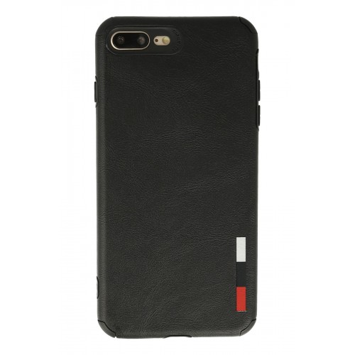 Newface iPhone 8 Plus Kılıf Loop Deri Silikon - Siyah Newface iPhone 8 Plus Kılıf Loop Deri Silikon - Siyah