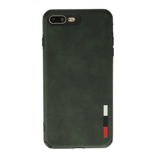 Newface iPhone 8 Plus Kılıf Loop Deri Silikon - Yeşil Newface iPhone 8 Plus Kılıf Loop Deri Silikon - Yeşil