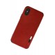 Newface iPhone XS Kılıf Loop Deri Silikon - Kırmızı Newface iPhone XS Kılıf Loop Deri Silikon - Kırmızı