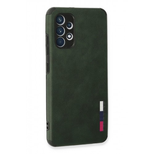 Newface Samsung Galaxy A32 Kılıf Loop Deri Silikon - Yeşil Newface Samsung Galaxy A32 Kılıf Loop Deri Silikon - Yeşil