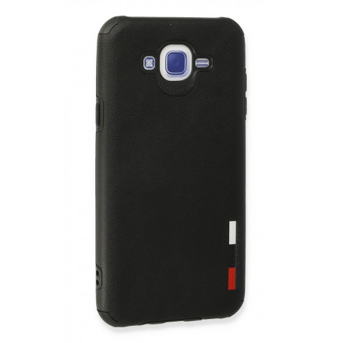 Newface Samsung Galaxy J7 Kılıf Loop Deri Silikon - Siyah Newface Samsung Galaxy J7 Kılıf Loop Deri Silikon - Siyah