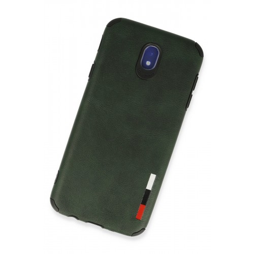 Newface Samsung Galaxy J7 Pro / J730 Kılıf Loop Deri Silikon - Yeşil Newface Samsung Galaxy J7 Pro / J730 Kılıf Loop Deri Silikon - Yeşil