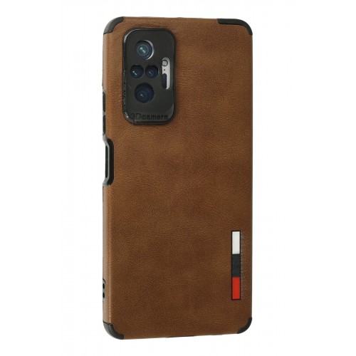 Newface Xiaomi Redmi Note 10 Pro Kılıf Loop Deri Silikon - Kahverengi Newface Xiaomi Redmi Note 10 Pro Kılıf Loop Deri Silikon - Kahverengi