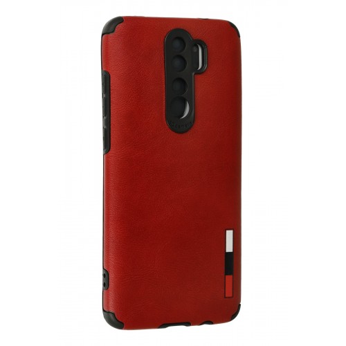 Newface Xiaomi Redmi Note 8 Pro Kılıf Loop Deri Silikon - Kırmızı Newface Xiaomi Redmi Note 8 Pro Kılıf Loop Deri Silikon - Kırmızı
