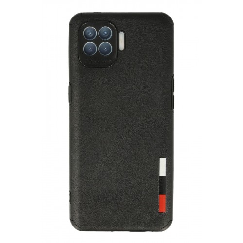 Newface Oppo Reno 4 Lite Kılıf Loop Deri Silikon - Siyah Newface Oppo Reno 4 Lite Kılıf Loop Deri Silikon - Siyah