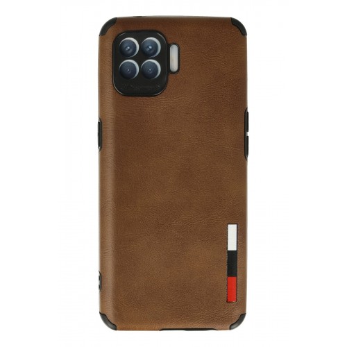 Newface Oppo Reno 4 Lite Kılıf Loop Deri Silikon - Kahverengi Newface Oppo Reno 4 Lite Kılıf Loop Deri Silikon - Kahverengi